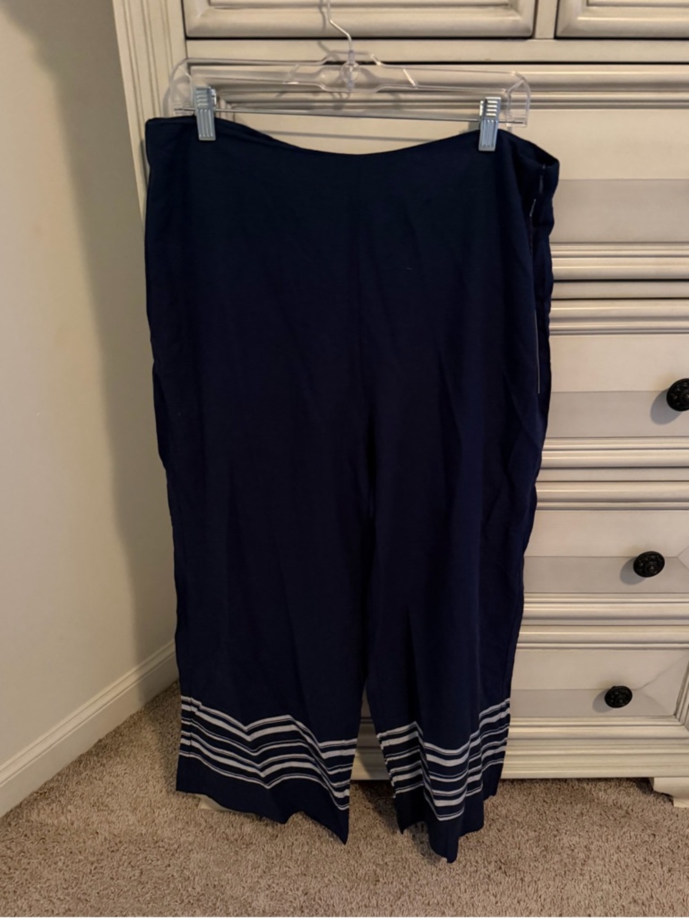 NWT Crosby. Linen Blend Wide Leg Pant